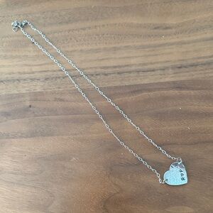 Sterling Silver Heart Pendant Necklace